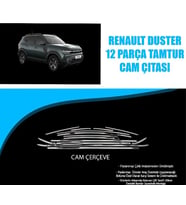 Renault Duster Uyumlu Tamtur Krom Çerçeve 2024+ (Beyaz)