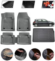 Renault Megane 2 Hatchback 2002-2009 Uyumlu Paspas Araca Özel Bagaj Havuzu MBS Gri