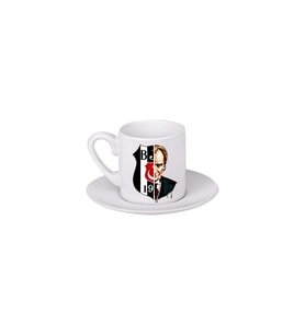 Ghostbastır Design Beşiktaş Atatürk Türk Kahvesi Fincanı 046