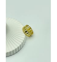 Çelik Gold Ayarlanabilir Yüzük - 25yzk155