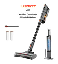 Uwant V500 Otomatik Dikey Süpürge Gri