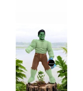 Hulk Peluş Oyuncak Büyük Boy Uyku Arkadaşı 40 cm (Çok Renkli)