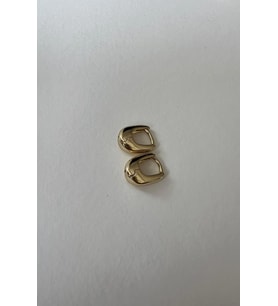 MİNİ OVAL KÜPE  14K ALTIN KAPLAMA