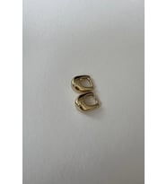 MİNİ OVAL KÜPE  14K ALTIN KAPLAMA
