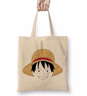 Luffy - One Piece Bez Çanta Uzun Saplı