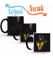 Scorpion Mortal Kombat Sihirli Kupa Bardak Porselen