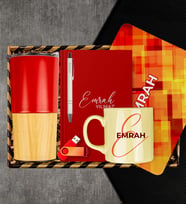 eJOYA Kişiye Özel Defter Kalem Kupa & Mousepad & Termos & Usb Bellek Hediye Kutusu 113068