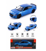 1:24 2023 Dodge Charger SXT Mavi Die-Cast Metal Model Araba