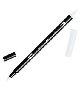 Tombow Dual Brush Pen Grafik Çizim Kalemi N00 Blender (Renk Açıcı-Kaynaştırıcı) 