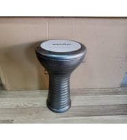 DARBUKA PROFESYONEL GRİ RENK KILIF HEDİYELİ DARBUKA
