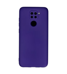 Redmi Note 9 Kılıf Nano Içi Kadife Silikon - Mor