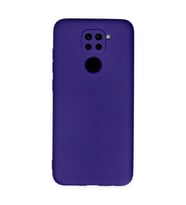 Redmi Note 9 Kılıf Nano Içi Kadife Silikon - Mor