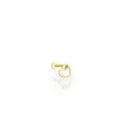 14 Ayar Altın Taşlı Neve Tragus Küpe