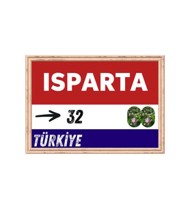 Isparta Tablo - Retro Tablo