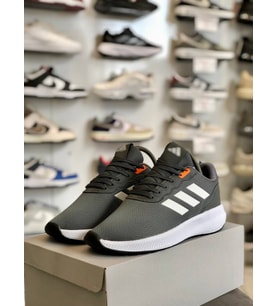 Hafif Günlük Koşu Ayakkabısı Kadın/Erkek Unisex Füme Spor Sneaker (Füme)