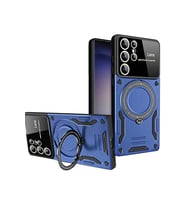 Northcity Samsung Galaxy S25 Ultra Uyumlu Kılıf Joy Lens Standlı Kapak - Lacivert