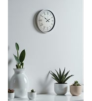 36 Cm Beyaz Roman Rakamlı Duvar Saati (Standart)