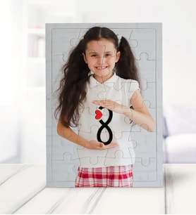 Kişiye Özel  Puzzle -A4 Boyutunda Fotoğraflı Resimli Baskılı Yapboz