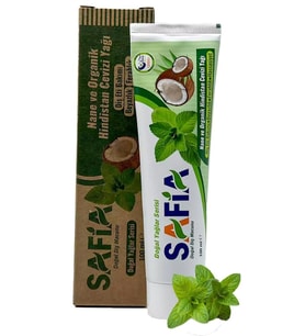 Safia Nane Ve Hindistan Cevizli Organik Diş Macunu 100 Ml