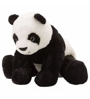 Çocuk Peluş Oyuncak Panda IKEA Siyah-Beyaz 30 cm