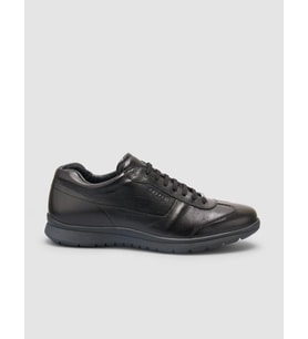 %100 Hakiki Deri Siyah Erkek Sneaker
