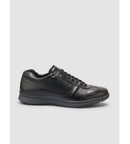 %100 Hakiki Deri Siyah Erkek Sneaker