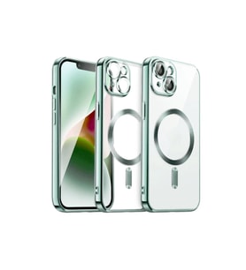 Apple İphone 15 Kılıf Kross Magneticsafe Kapak - Koyu Yeşil