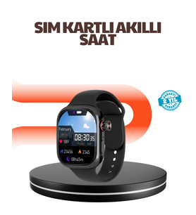 Telefon Bağımsız Kartlı Akıllı Saat Nabız Ölçerli