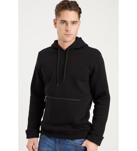 Dewberry Erkek Pamuklu Sweatshirt Siyah 1043 Günlük Üst Giyim, Hafta Sonu Kombini, Seyahat Gardırobu