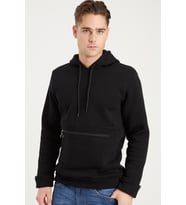 Dewberry Erkek Pamuklu Sweatshirt Siyah 1043 Günlük Üst Giyim, Hafta Sonu Kombini, Seyahat Gardırobu