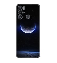 Tecno Pova Neo Kılıf Resimli Desenli Silikon Platinium Series Midnight Moon 1802