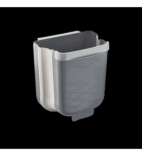 GRİ KATLANABİLİR MUTFAK ÇÖP KOVASI 6LT (5343)