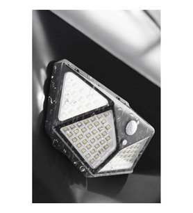 Mey İthalat® Güneş Enerjili Bahçe Aydınlatma Lambası Solar 100 Led Lamba
