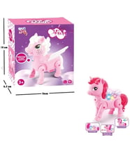 2570 YÜRÜYEN PİLLİ AT PEMBE