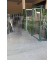 Hasır Tel-( 5.5 x 5.5 Göz Aralıklı - 3.5'mm ) ( 150 x 200 Ebatında )-( 1 ADET ) (Gri)