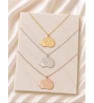 Kişiye Özel Kirpi Figürlü Kolye 925K Gümüş (Rose)