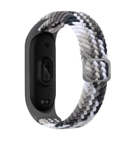 Xiaomi Mi Band 3 Uyumlu Kordon Örgü İşlemeli Yumuşak Hasır KRD-49 Kayış