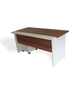 Vena Oscar 3 Çekmeceli Çalışma Ofis Masası Masa + Keson 3 Çekmeceli (Beyaz - Ceviz)
