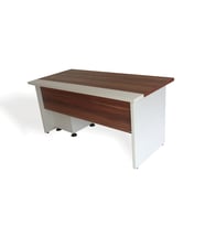Vena Oscar 3 Çekmeceli Çalışma Ofis Masası Masa + Keson 3 Çekmeceli (Beyaz - Ceviz)
