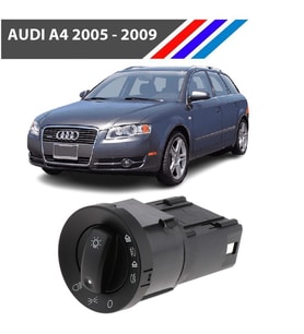 Audi A4 05-09 - Exeo 09-14 Far Açma Anahtarı Çok Kademeli