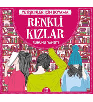 Renkli Kızlar - Yetişkinler İçin Boyama