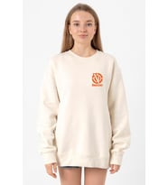 Rick And Morty Vindicators Ekru Kadın 2ip Sweatshirt