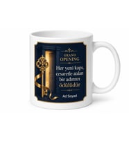 Açılış Hediyesi Baskılı Kupa Bardak Özel Tasarım Hediyelik Porselen Mug