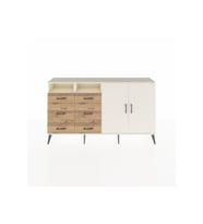 Arges Konsol 4 Raflı 6 Çekmeceli 2 Kapaklı 176x30x99 Aytaşı-Aytaşı/Çam