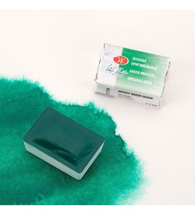 St. Petersburg White Nights Tam Tablet Sulu Boya 719 Green Original 