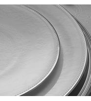 Evaliza Paisley Platin 2mm 60 Parça 12 Kişilik Porselen Yemek Takımı