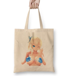 Sena Kashiwazaki Blue Bra Bez Çanta Uzun Saplı