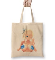 Sena Kashiwazaki Blue Bra Bez Çanta Uzun Saplı