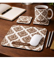 Kişiye Özel Hediye Seti  Kupa Bardak + Mouse Pad + Bardak Altlığı (3’lü Set)