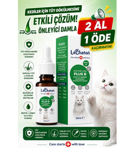 Kedi Tüy Döküm Dökülmesi Önleyici Engelleyici Damla Kediler Için Biyotin Multivitamin – 50ml